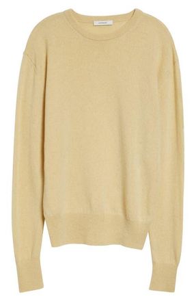 Christophe Lemaire Cashmere & Wool Crewneck Sweater in Butter at Nordstrom, Size X-Large