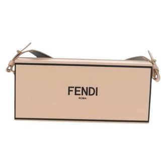 Fendi Pre-owned Leren Crossbodytas - Dames - Pre-owned - Roze - Maat: ONE Size Leer