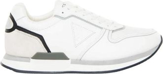Guess Potell Low-top Sneakers - Heren - Sneakers - Wit - 40 EU - Schoenen