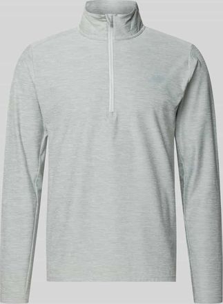 New Balance Regular Fit Sweatshirt mit Troyer-Kragen in Hellgrau, Gr&ouml;&szlig;e XXL