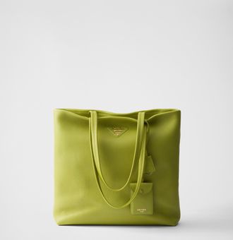 Prada Large leather tote bag