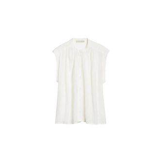 Vanessa Bruno Dames, Blouses & Shirts, Wit, Maat: M/L Katoen