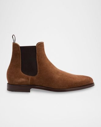 Ralph Lauren Purple Label Mens Gaston Suede Chelsea Boots