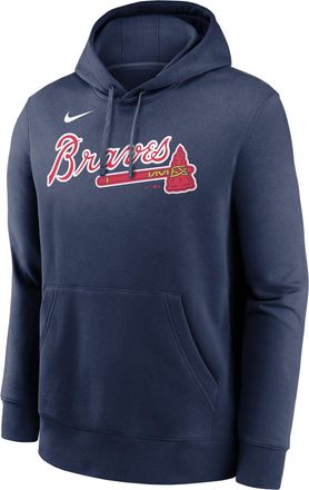 Nike Ronald Acuña Jr. Atlanta Braves Club Nike Mens MLB Pullover Hoodie in Blue | NKDK44BAW9-JBQ