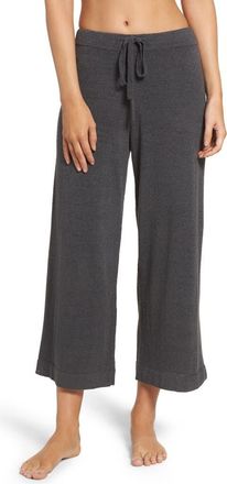 Barefoot Dreams Cozychic Ultra Lite Culotte Lounge Pants in Carbon at Nordstrom, Size X-Large