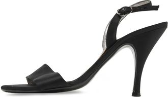 Ferragamo 95mm satin-finish heeled sandals - Black