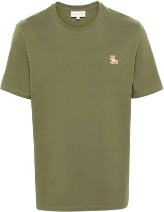Maison Kitsuné Chillax Fox cotton T-shirt - men - Cotton - S - Green