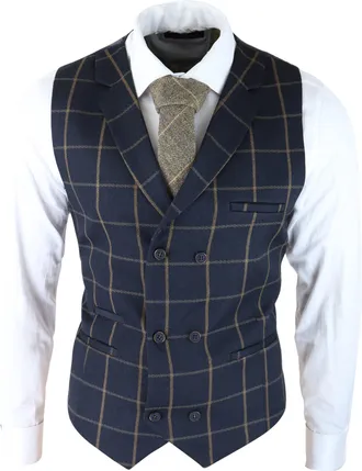 TruClothing Prince Of Wales Check Waistcoat