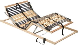 vidaXL Cama somier eléctrico de láminas sin colchón 7 zonas 100x200 cm vidaXL