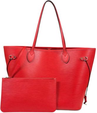 Louis Vuitton Epi Coquelicots Red Color Epi Leather Tote Bag (Pre-Owned)