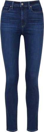 Paige Margot Transcend Skinny Jeans - Dark Blue - W31