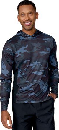 Free Country Mens SunFree UPF Printed Hoodie
