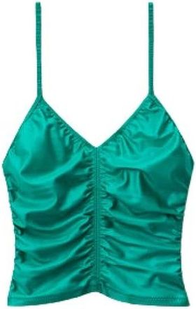 Alexander Wang Ruched top cami - Dames - Tops zonder mouwen - Groen - S - Tops