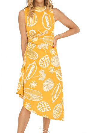 En Saison Paz Midi Dress In Yellow