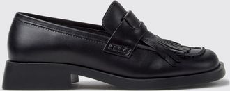 Camper Twins Smooth Leather Penny Loafers with Fringes and XL Extralight Sole