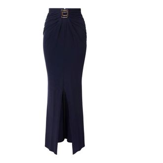 Elisabetta Franchi Dames, Rokken, Blauw, Maat: XS Jersey