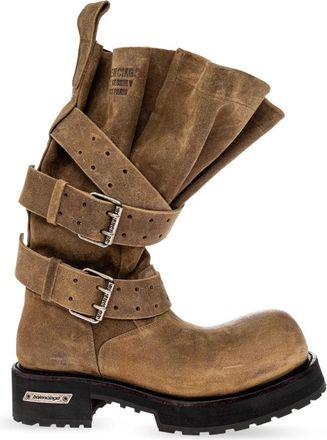 Balenciaga Venom Suede Boot - Heren - Schoenen - Bruin - Maat: 45 EU Su&egrave;de