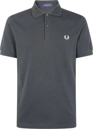 Fred Perry logo-detail polo shirt - Green