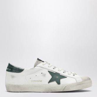 Golden Goose Sneaker Super-star bianca/verde