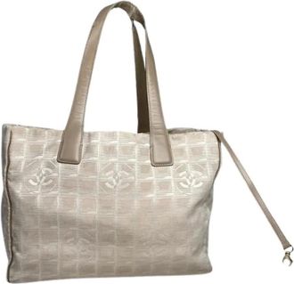 Chanel Bolso Shopper Vintage Pre-owned - Pre-owned - Mujer - Beige - ONE SIZE