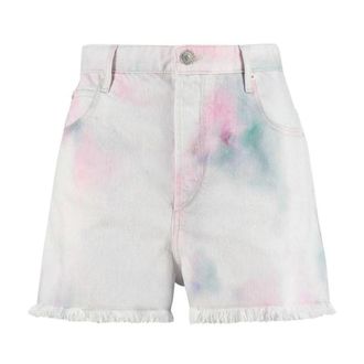 Isabel Marant Pantalones Cortos Vaqueros Tie-Dye - Shorts - Mujer - Multicolor - S