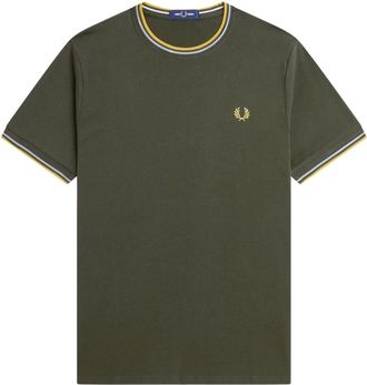 Fred Perry T-Shirts - Heren - T-shirts - Groen - M - Tops
