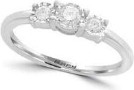 Effy Sterling Silver Diamond Three-Stone Ring at Nordstrom Rack, Size 7