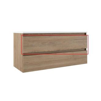 Adema Chaci Badkameronderkast Service Onderdeel - 120cm - bovenste lade - binnenlade linnen - eiken