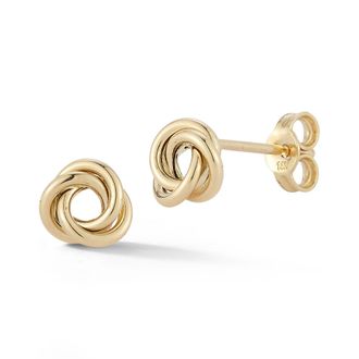 Ember Fine Jewelry 14K Gold Love Knot Studs