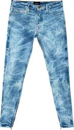 Fear of God Jeans met acid-wassing - Blauw