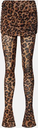 Blumarine Leggings in jersey con stampa