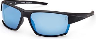 Timberland TB9308 Polarized 02D Mens Sunglasses Black Size 68