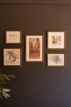 Kalalou Set 5 Mixed Framed Europe Gallery Wall Prints Under Glass