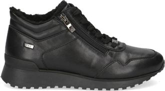 Caprice Zwarte Casual Gesloten Booties Vrouwen - Dames - Veterlaarzen - Zwart - 40 EU - Schoenen