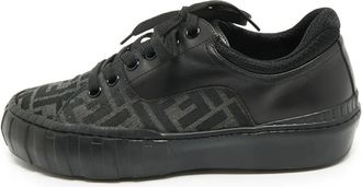 Fendi Zucca logo low-tops sneakers - Black