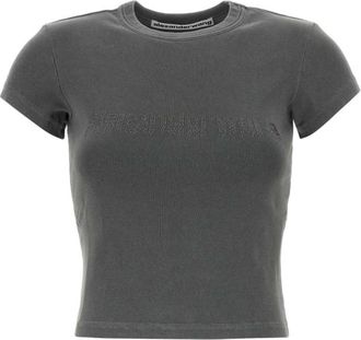 Alexander Wang Grey Cotton T-Shirt