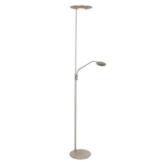 Steinhauer L&aacute;mpara De Pie - Acero - Zenith2 - Pl&aacute;stico Metal - L&aacute;mpara De