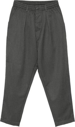 Universal Works Broek met elastische taille - Grijs