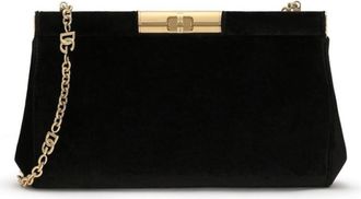Dolce & Gabbana Black Marlene Medium Shoulder Bag