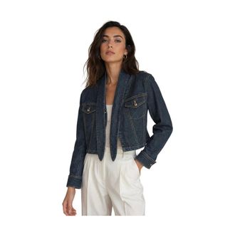 Dolce & Gabbana Denim Jackets, female, Blue, Size: XS Denim Jackets