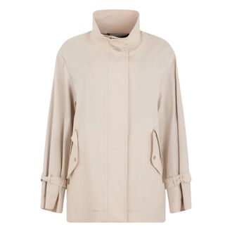 Moorer Evelyne Jas - Dames - Jassen - Beige - Maat: XS Poliester
