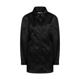 Frankie Shop Akita Cinched Shirt Dress - female - The Frankie Shop - Shirt Dresses - Black - L - Dresses