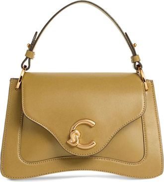 Coccinelle Borsa a spalla C-Me piccola con applicazione - Verde