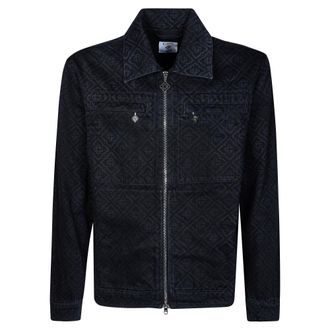 Casablanca Giacca Denim - male - Casablanca - Denim Jackets - Black - M - Jackets