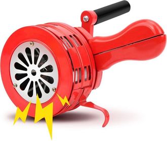 OEM Sirenas, Alarma Port&aacute;til De Manivela, Carcasa De Pl&aacute;stico Abs De 120 Db, Control Manual, Alarma