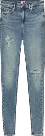 Tommy Jeans Nora Mid-Rise Skinny Jeans - Dames - Skinny Jeans - Blauw - W28 - Katoen - Jeans