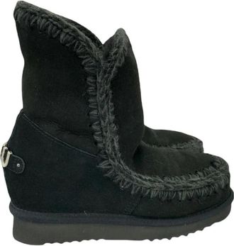 Mou Winterlaarzen - Dames - Winterlaarzen - Zwart - 39 EU - Schoenen