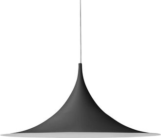 GUBI Semi Pendelleuchte, Ø 60 cm, schwarz