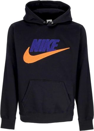 Nike Zwarte Futura Hoodie met Zak - Heren - Sportshirts - Zwart - XS - Katoen - Fitness