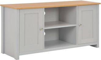 vidaXL Mueble De Tv Gris 120x39x58 Cm Vidaxl